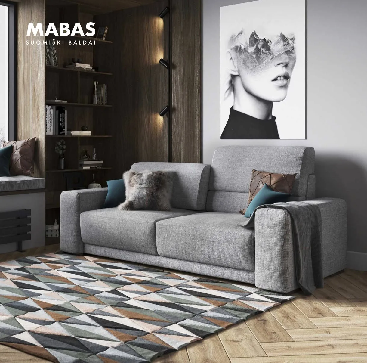 Copenhagen sofa, suomiškas dizainas, MABAS
