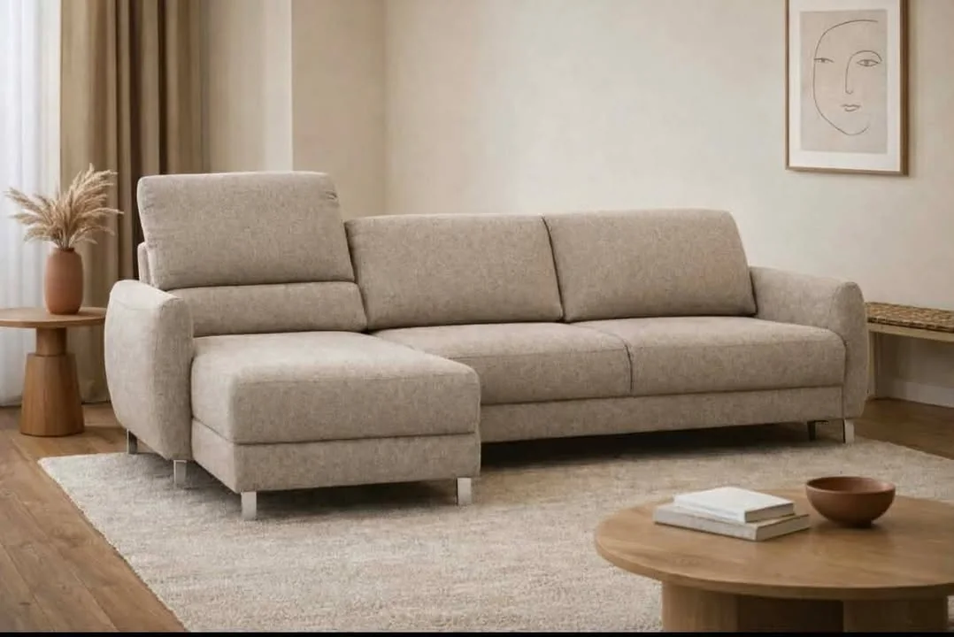 Delta kampinė sofa-lova, suomiškas dizainas, MABAS