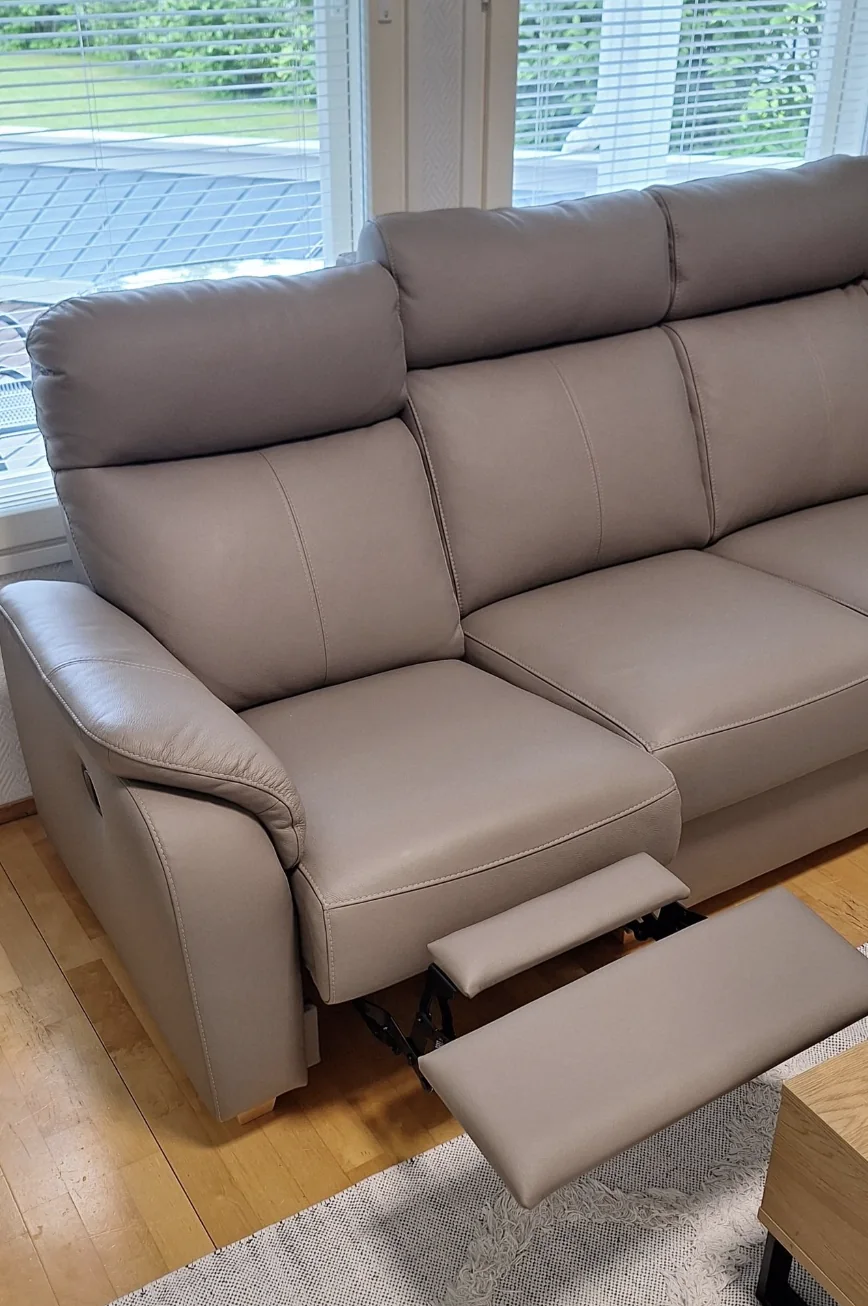 London modulinė sofa su relaksacijos funkcija, suomiškas dizainas, MABAS